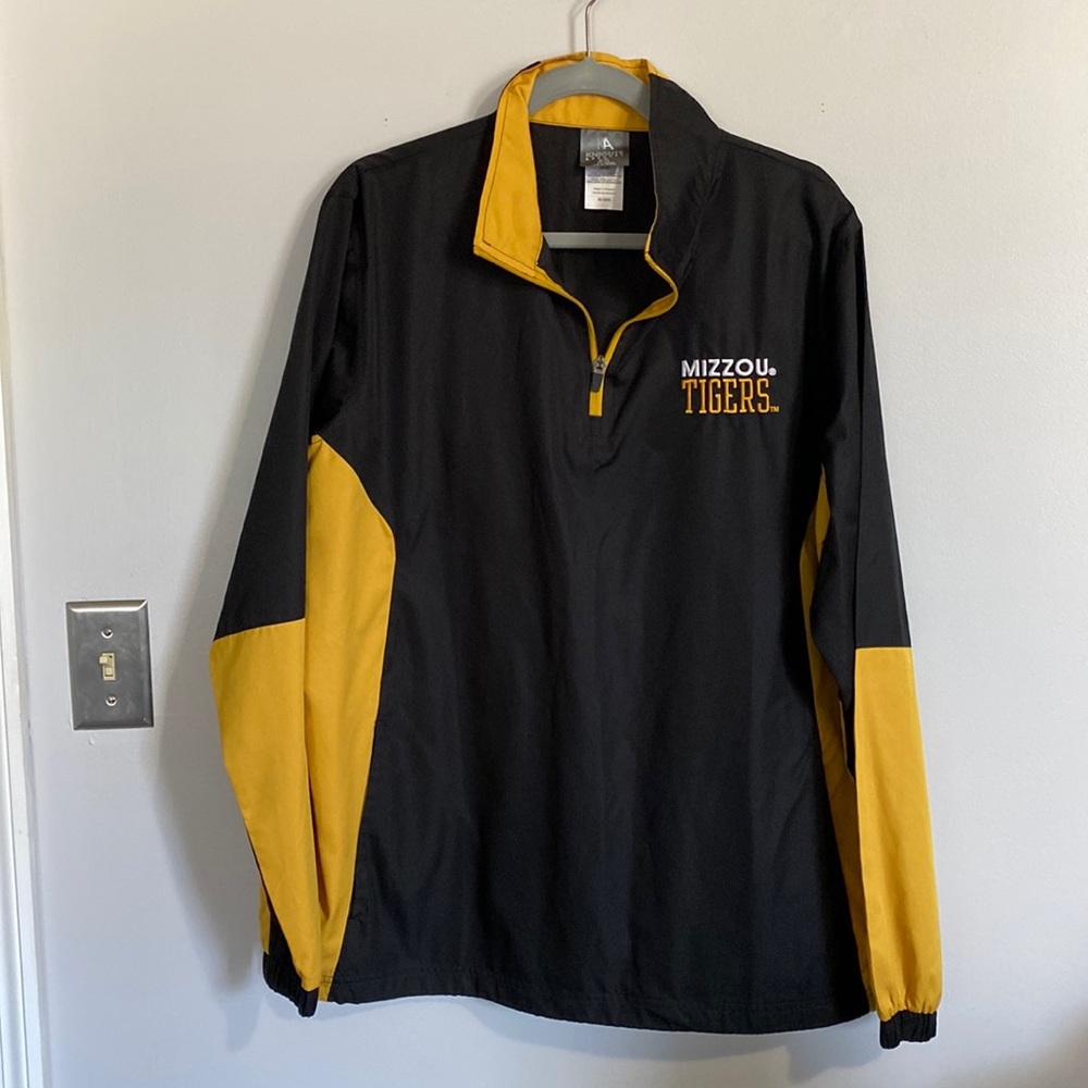 Mizzou Tigers Zip Up windbreaker pullover